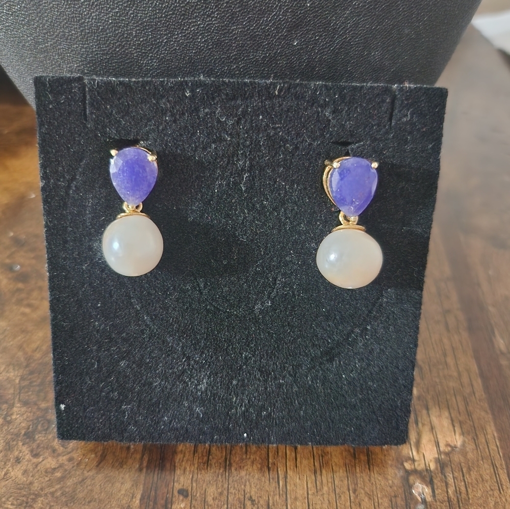 925 Sterling Silver gold plated Earrings